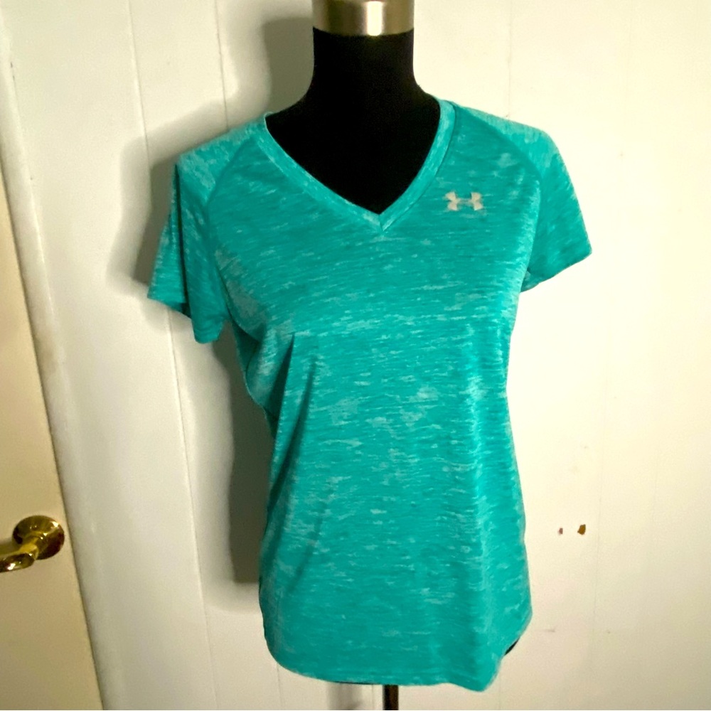 Under Armour Aqua Heat Gard Women’s Short Sleeve Shirt Size Small